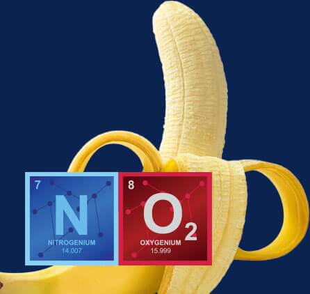 Banana as Nitrogenium and Oxygenium